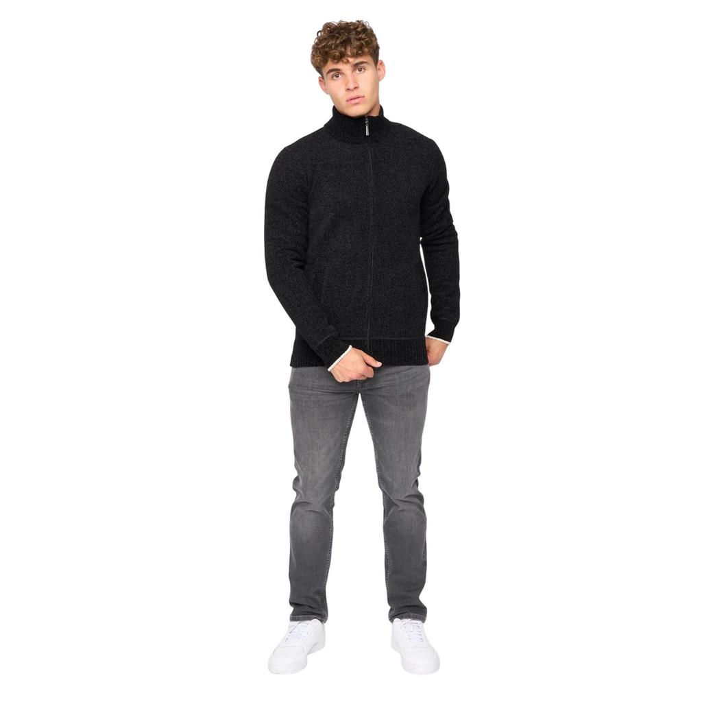 Bewley & Ritch Mens Gladstone Knitted Funnel Neck Sweatshirt