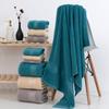 100% cotton towel absorbent adult bath towel pure color soft absorbent and quick-drying super soft towel