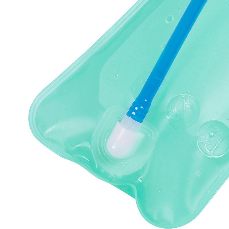 Folding Water Bag With Drinking Tube 2L Hydration Bladder Leak Proof Outdoor Tools Accessory Hydration Pack Hiking Water Bag