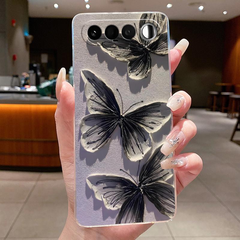 Phone Case For Realme 16 5G Fundas Capa Butterfly Bow Protective Casing Transparent Soft Silicone TPU Cover Coque
