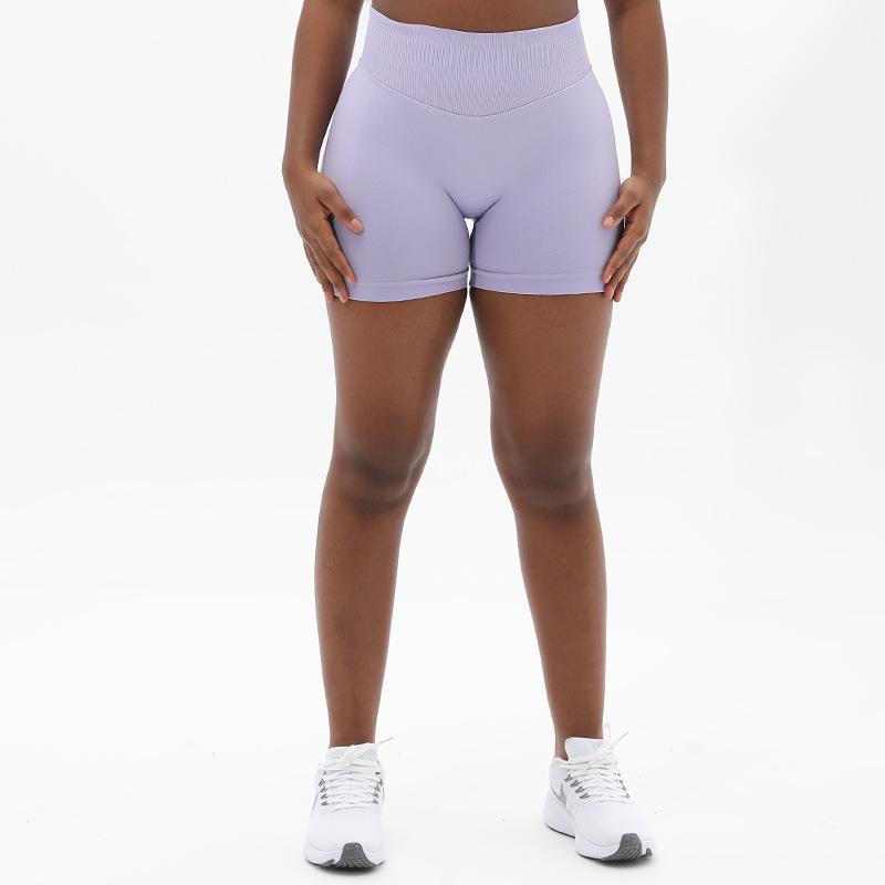 Women's Low-Waist Hip-Lifting Yoga Shorts - High-Elastic, Three-Section Design for Optimal Fitness