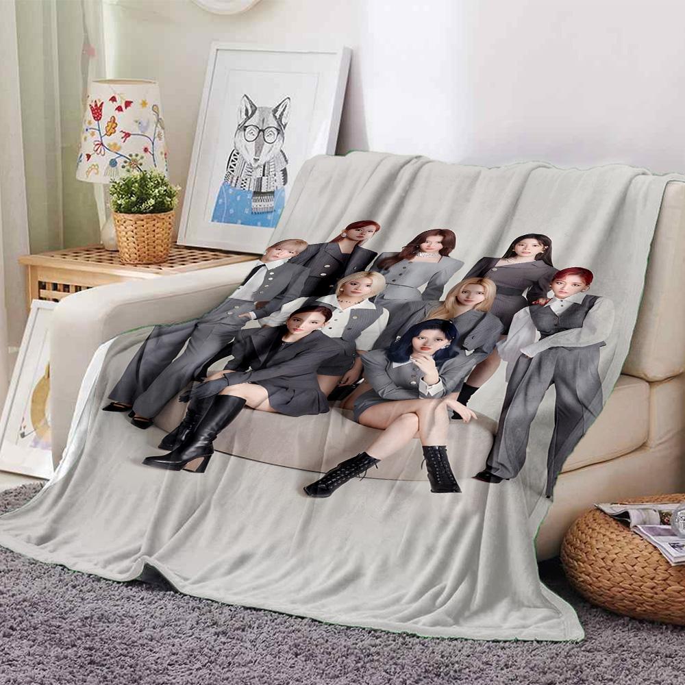 Twice Blanket Ultra-Soft Great for Office Couch Bed Four Seasons Multipurpose Warmthful Decor Ideal Gift For Birthday Valentine'S Day
