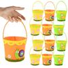 Cartoon Rabbit Egg Basket Colorful Chicken Egg Hunt Basket Happy Easter Handbag  Easter Egg