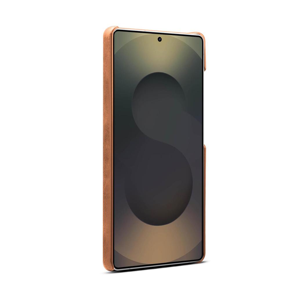 Samsung S25 Ultra Retro Leather Phone Case with Invisible Magnetic Buckle and Drop-Proof Hard Shell