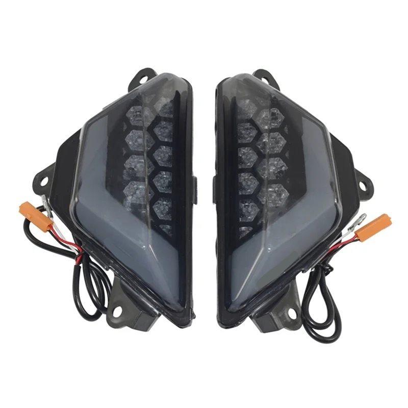 Front Turn Signal Blinkers Daytime Running LED Light For Kawasaki Ninja 300 250 400 500 650 ZX4R ZX6R ZX25R Z1000SX