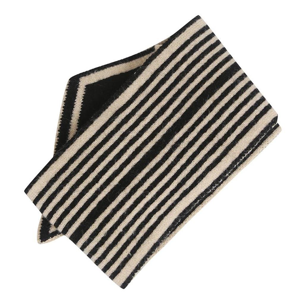 Vestibelly 23F/W Two-tone Square Petite Muffler BHA2013BK