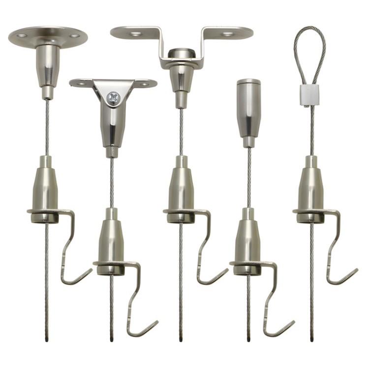 Stainless Steel Wire Rope Fastener for Picture and Sign Hanging