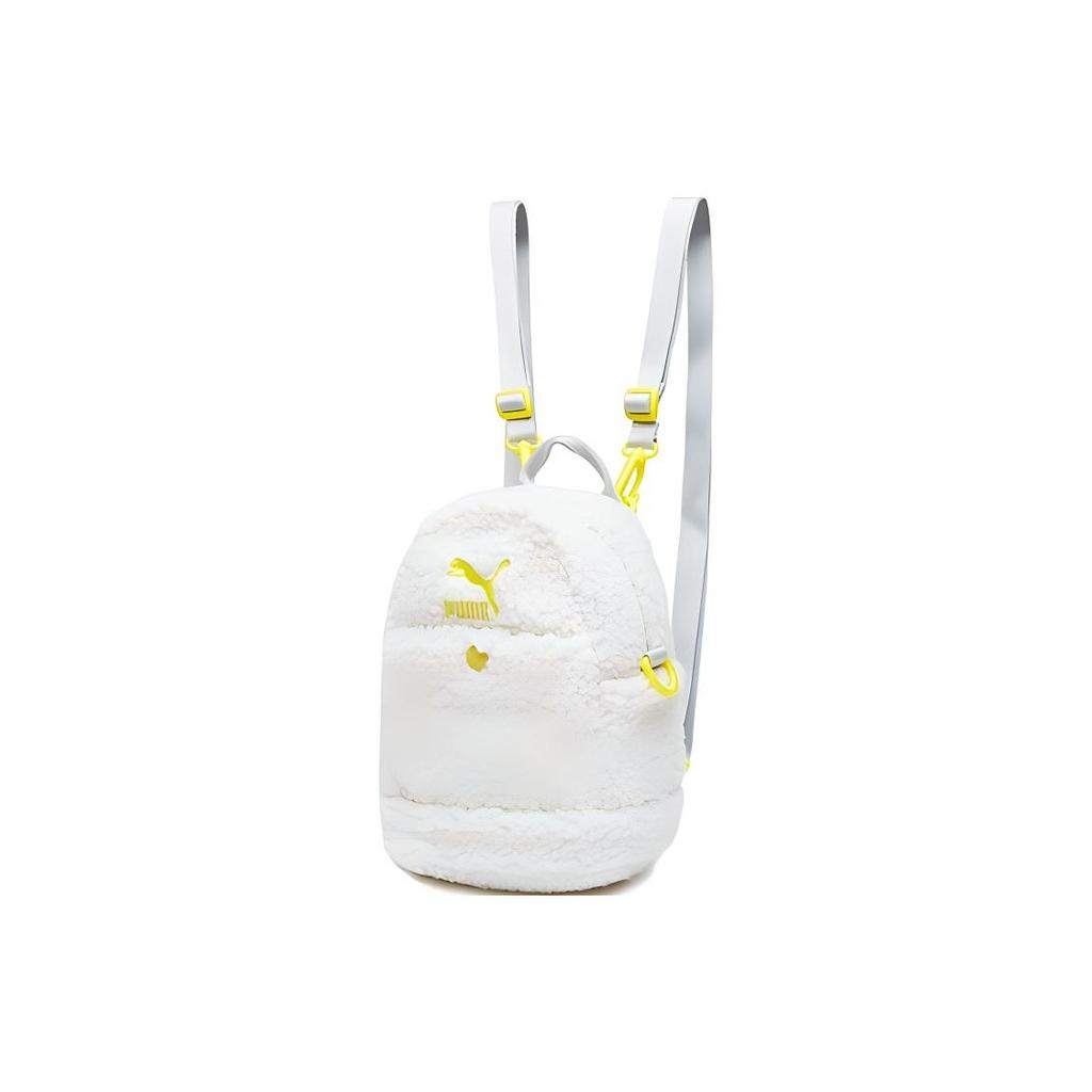 Puma Sherpa Iconic Logo Mini Backpack Unisex Backpacks White 928834-01