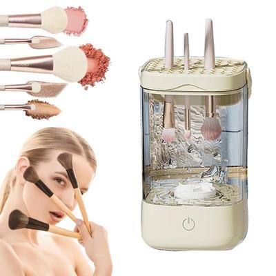 USB Electric Makeup Brush Cleaner Portable 3 In 1 Makeup Brushes Drying Rack Lazy Cleaning Brush Washer Quick Dry Tool New