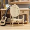 Dollhouse Chair Armchair Furniture Home Model 1:12 Miniature Decor Toy Doll House Accessories