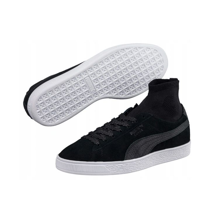 Puma Suede Classic Mid-Top Casual Sneakers Women Sneakers Black 365875-01