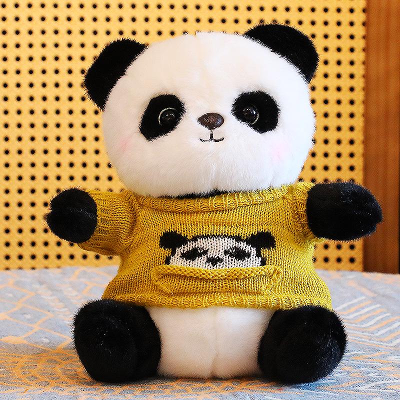 Adorable Plush Panda Doll - Children's Birthday Gift & Souvenir