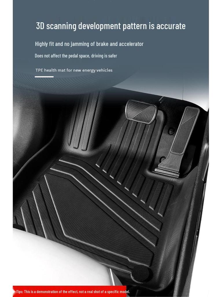 Eco-Friendly TPE Floor Mats for 2023 Right-Hand Drive Toyota Prius 5th Gen 60 Series