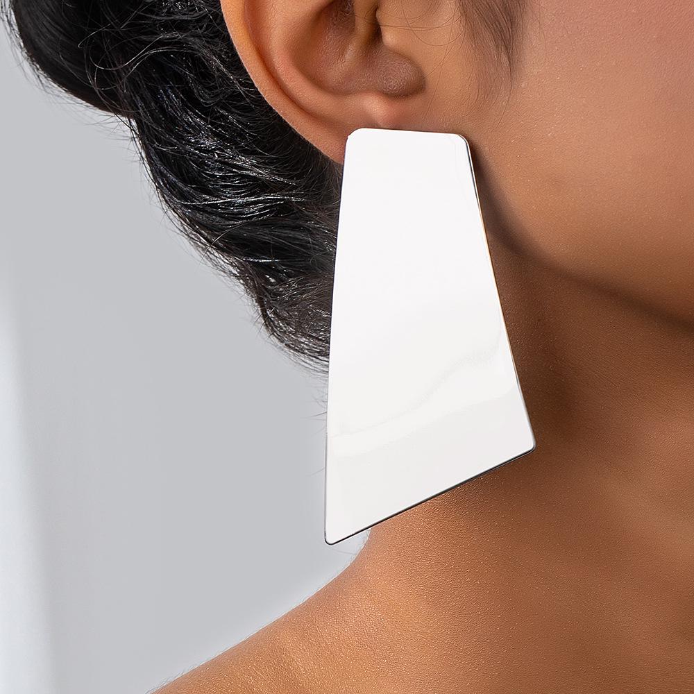 Gold Geometric Earrings - European and American Trend