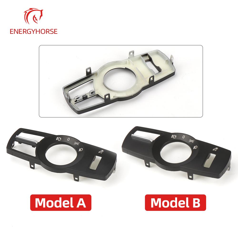 1Pcs Car Headlight Switch Knob Buttons For BMW 5 6 7 Series X3 X4 F01 F02 F03 F10 F18 F07 F06 F25 F26 Black