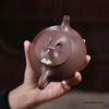 210ml Chinese Yixing Purple Clay Teapots Handmade Triangular Shape Tea Pot Beauty Tea Infuser Kettle Household Zisha Tea Set
