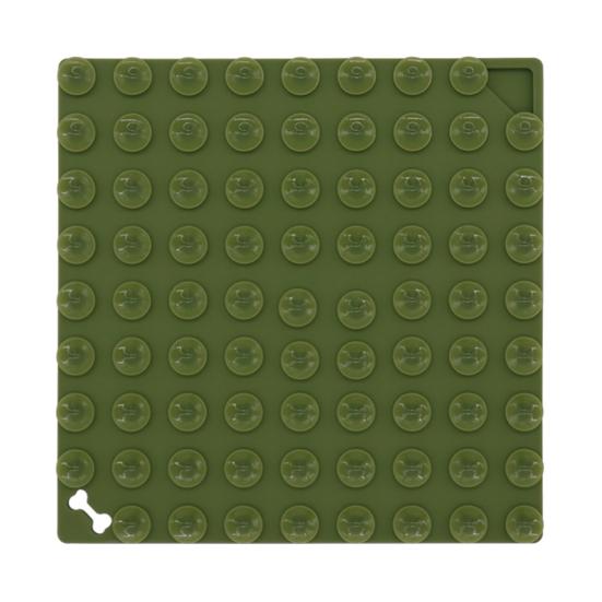 Tapete de alimentação lenta para cães, almofada de silicone para lamber com ventosa, comida para animais de estimação