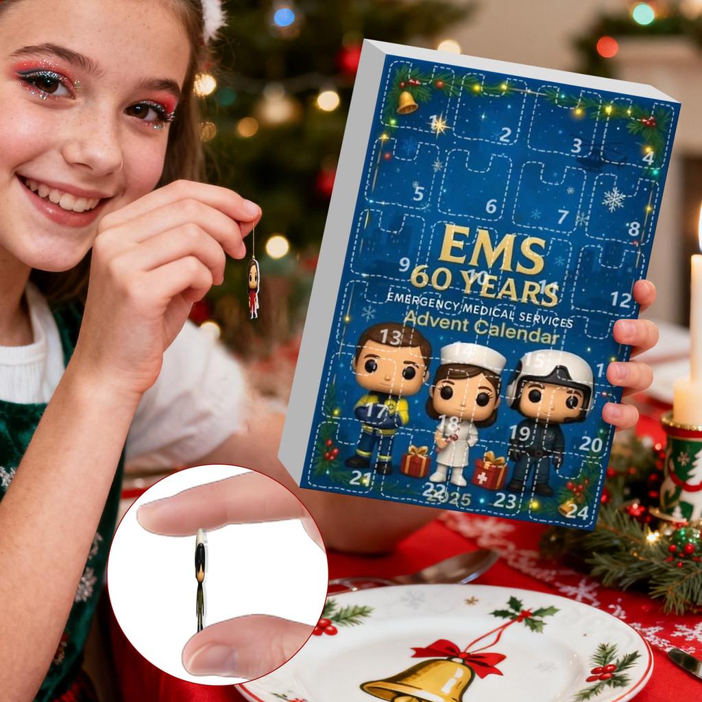 2D Adventní kalendář obsahuje 24 adventních kalendářů, odpočítávací kalendář a překvapivé sběratelské předměty.