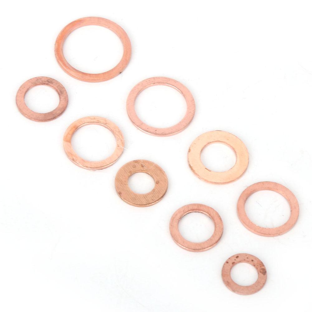 Kopparpackning Maskinvara Tillbehör Fästelement Tätningsbricka Industriella Delar200st