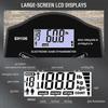 Srbtv-grip Strength Tester, 396lbs/180kg Digital Hand Dynamometer Grip Strength Meter Usb Lcd Screen Hand