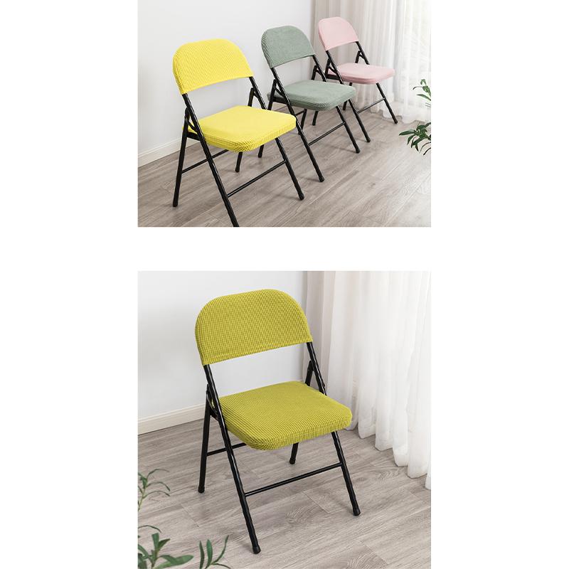 1Set Haushalt Klapp Esszimmer Stuhl Abdeckung Rückenlehne Stühle Abdeckungen Schutzhülle Büro Computer Staubdicht Stuhl Schutzhülle Elastische