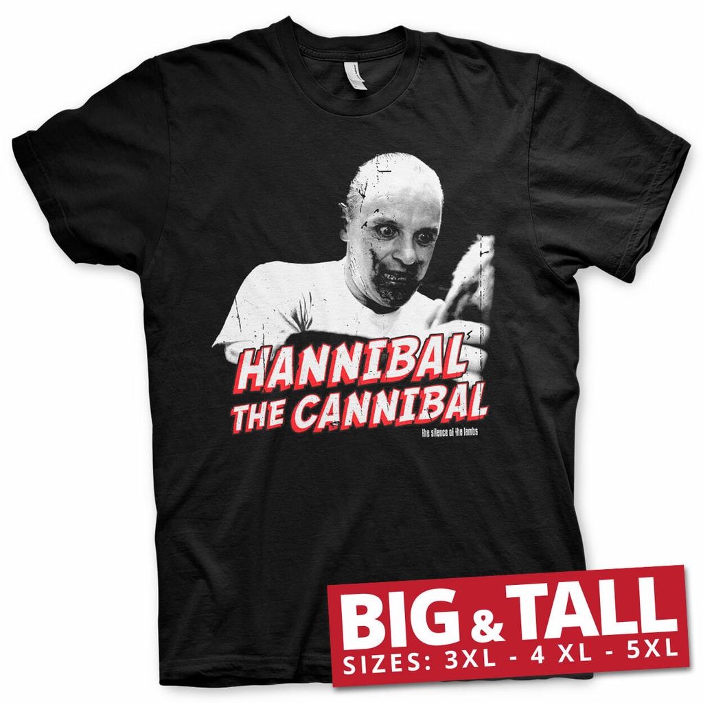 Licensed The Silence Of The Lambs Hannibal the Cannibal 3XL 4XL 5XL T-Shirt