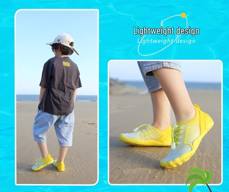 Kids' Non-Slip Breathable Water Shoes - Soft Sole for Swimming, Beach, & Fitness Activities