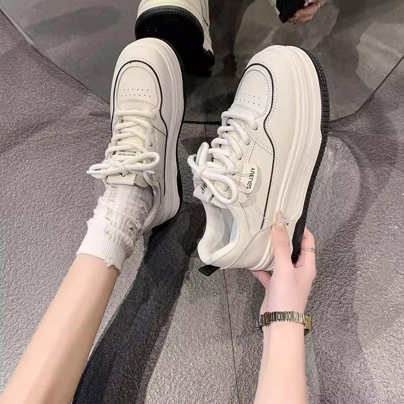 Thick-soled Little White Shoes for Women's 2025 Summer Foreign Trade Casual Sports Shoes, Sub-board Shoes Manufacturers Come To Customize
