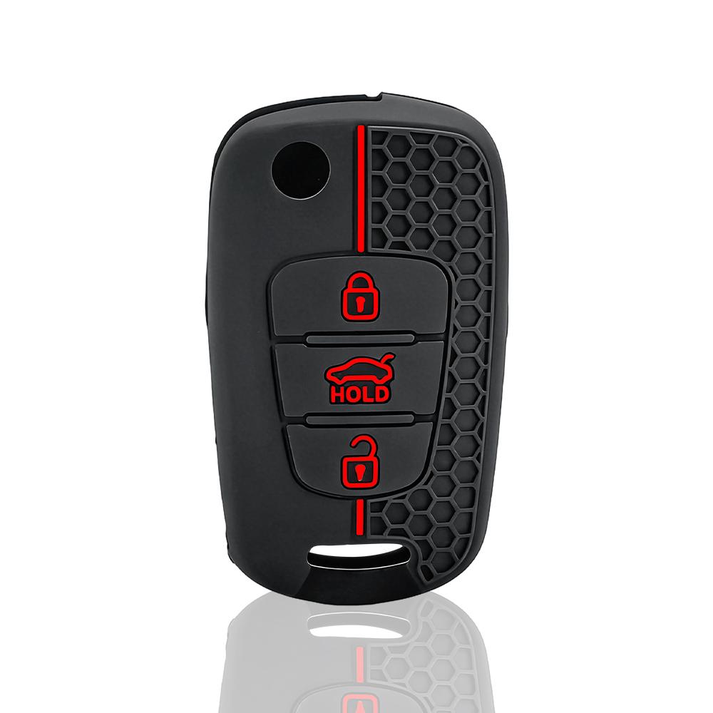 Silicone Key Case Cover For Kia Soul Venga Picanto Rio Sorento Ceed Sportage For Hyundai I20 I30 Veloster Ix20