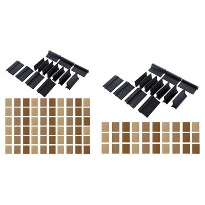Angle Sanding Grips Set Automobiles Polishing Pad Premium Rubber Sandpaper Mat Sanding Blocks Holder Contours Sanding Pads