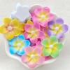 10Pcs New Cute Resin Cartoon Colorful Flowers Series Flat Back Scrapbooking DIY Jewelry Craft Decoration Accessories
