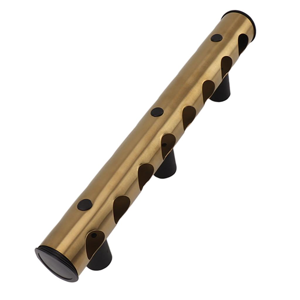 8 Holes Stainless Steel Wall Mounted Wine Rack Wall Bar Wine Bottle Rack Red Wine Storage Rack Gold