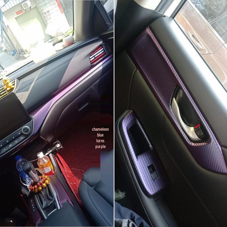 Honda Lingpai 19-20 Interior Sticker: Console & Gear Lever Decoration Film