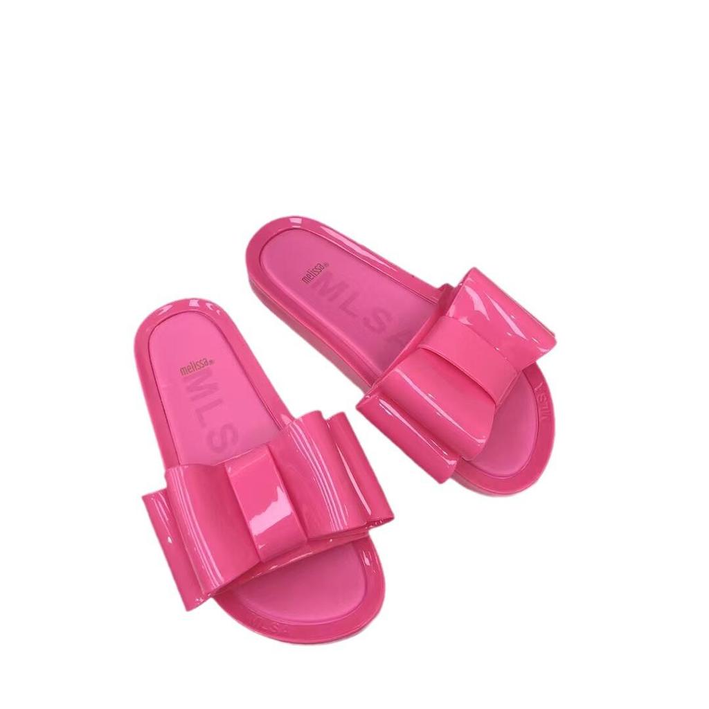 Melissa 2025 Women's Bow Flat Beach Sandals - New Summer Flip Flops