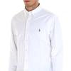 Polo Ralph Lauren Embroidered Colorful Logo Slim Fit Cotton Long Sleeve Shirt Men shirts White 710549084006BSRWHITE