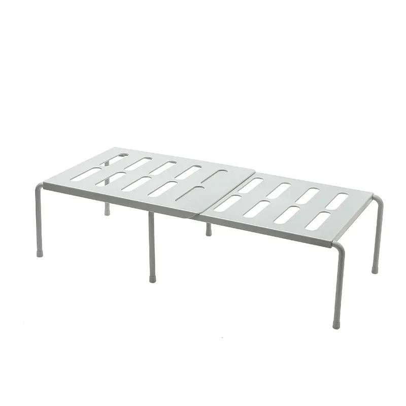 Layered Shoe Rack Extensible Shoe Hanger Storage Space Saving Shelf Telescopic Storage Rack Household Kitchen Cabinet Organizer