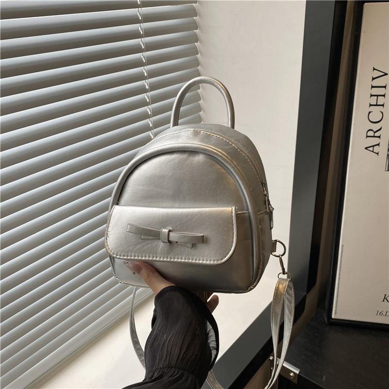 Sweet niche exquisite texture backpack backpack new trend simple casual fashion versatile shoulder bag