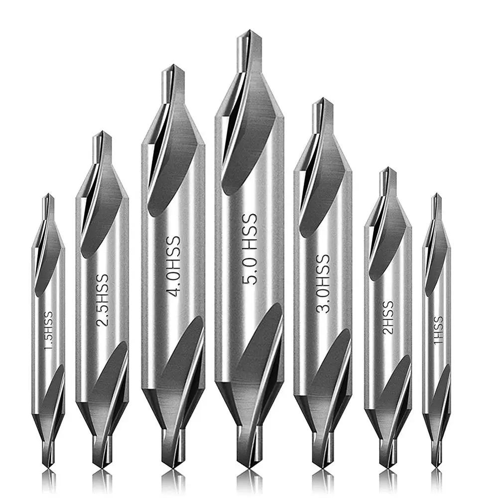 Hole Opener Cross Triangle Drill Drilling Tools Countersinks Angle Bit HSS Combined Center Drills Drill Bit Center Drill