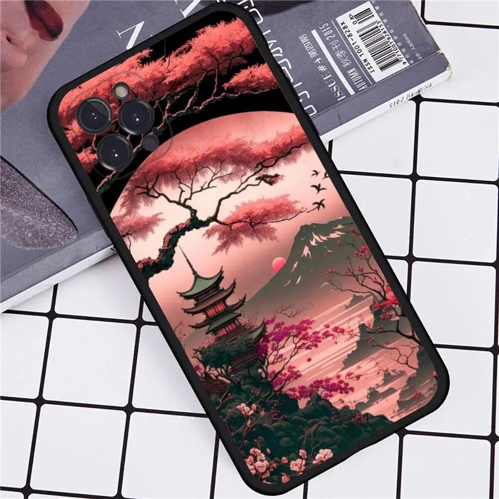 Mount Fuji Landscape Phone Case pro iPhone Samsung Galaxy Redmi Xiaomi Oppo OnePlus Note SA 7 8 9 10 11 12 13 14 20 21 22 23 53 54 Pro Max Plus Ultra