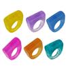 Colorful Resin Geometric Rings Sturdy Accessory for Everyday Styles