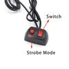 4LED One Drag Two Strobe Middle Net Warning Light 8LED Strobe Lamp One Drag Two Long Bumper Light Opening