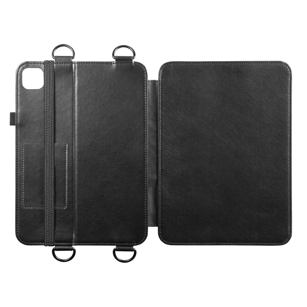 Sanwa Supply PDA-IPAD1712BK2 Case with Stand and Belt for iPad Pro 11-inch (M4/2024)