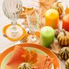 8 Pcs Crochet Pumpk Coaster Handmade Knitted Drink Coaster Set Autumn Drink Cup Pad Mats Absorbent Bottle Mug Place Mats for Table Protection Fall