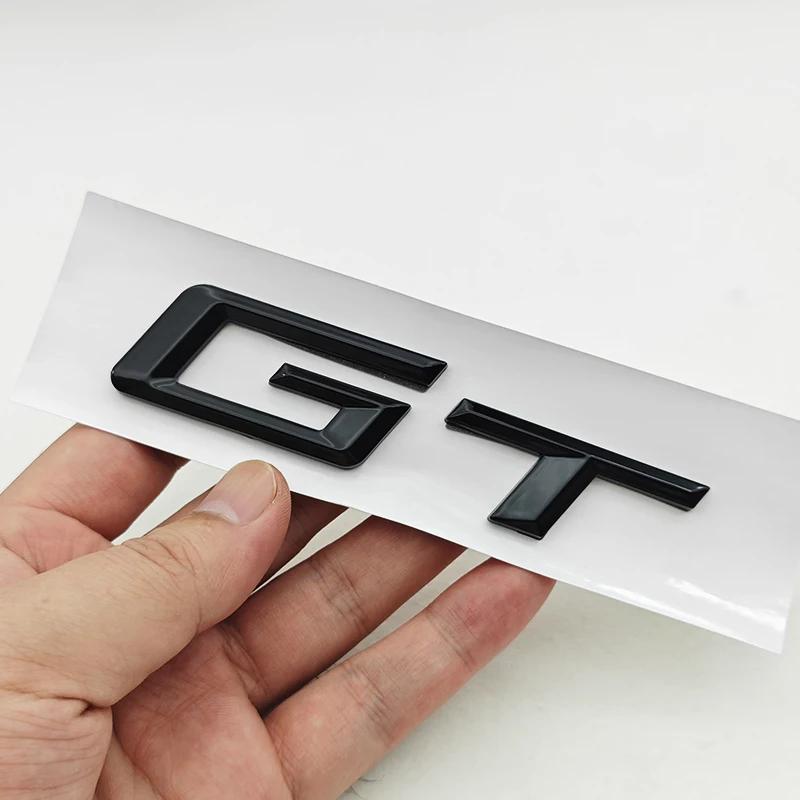 NEW 3D ABS Car Rear Trunk Emblem Badge Sticker For BMW X1 X2 X3 X5 X6 GT Z4 Glossy Black Chrome Logo Decal Styling Accessories IK7
