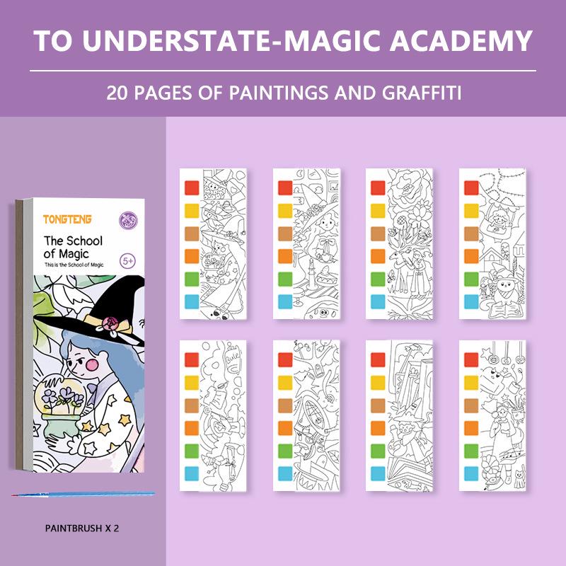 Portable Baby Doodle Book: Educational Watercolor Painting for Kids - Just Add Water