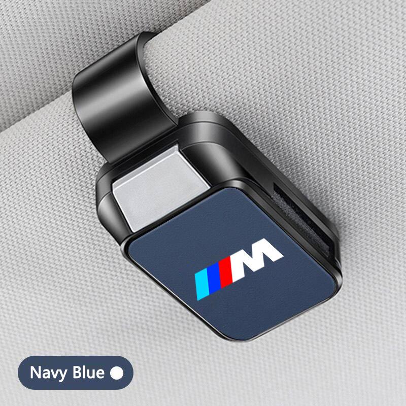 For BMW X1 X3 X4 X5 E46 E90 F20 E60 E39 F10 M1 M2 M3 M5 M6 E87 M Car Sun Visor Glasses Clips Interior Eyeglasses Storage Holder gzsh02