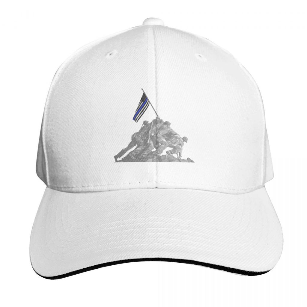 Blue Lives Matter On Iwo Jima Baseball Cap Dropshipping Hats On Offer Hip Hop Designer Hat Unisex Womens