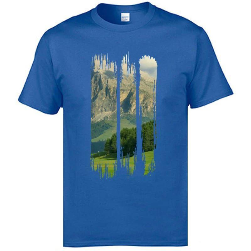 Men's 100% Pure Cotton Casual and Versatile Solid - Color Short - Sleeved T - Shirt for Summer