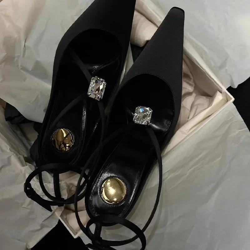 Fashion Sexy Super High Heels Women's Sandals Crystal Luxury S Pumps Slippers Party 2025 Summer Slides Plus Size Mujer Zapatos