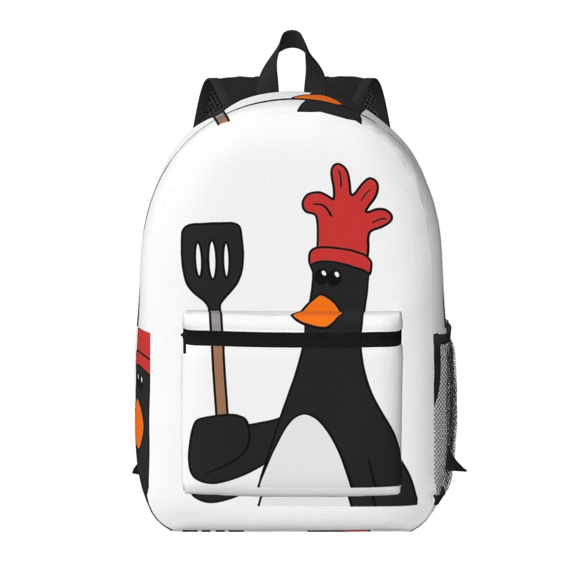 Feathers McGraw - Keuken spatel Student Rugzak Schooltas Wandelen Reizen Dagrugzak voor Mannen Vrouwen Boekentas Schoudertassen One Size white